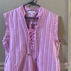 Simply Noelle Dress XXL 16/18 Pink and White